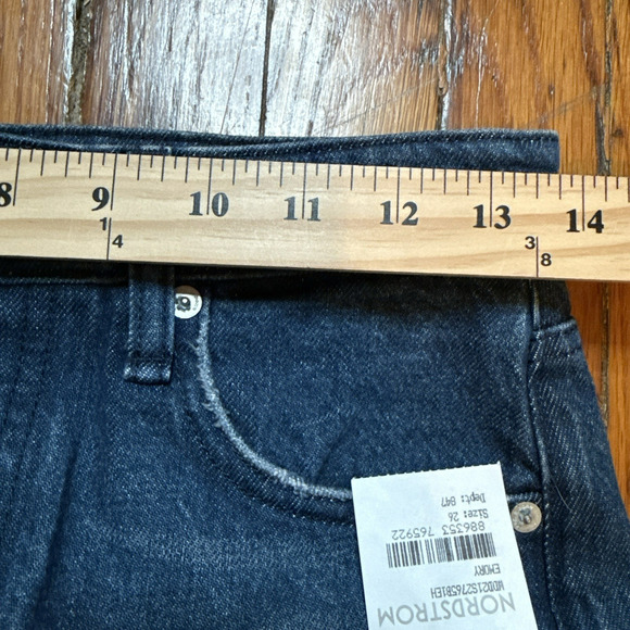 Rag and Bone Women's Jeans High Rise Crop Flare Maya Button Fly Size 26 27x26 - Picture 3 of 14